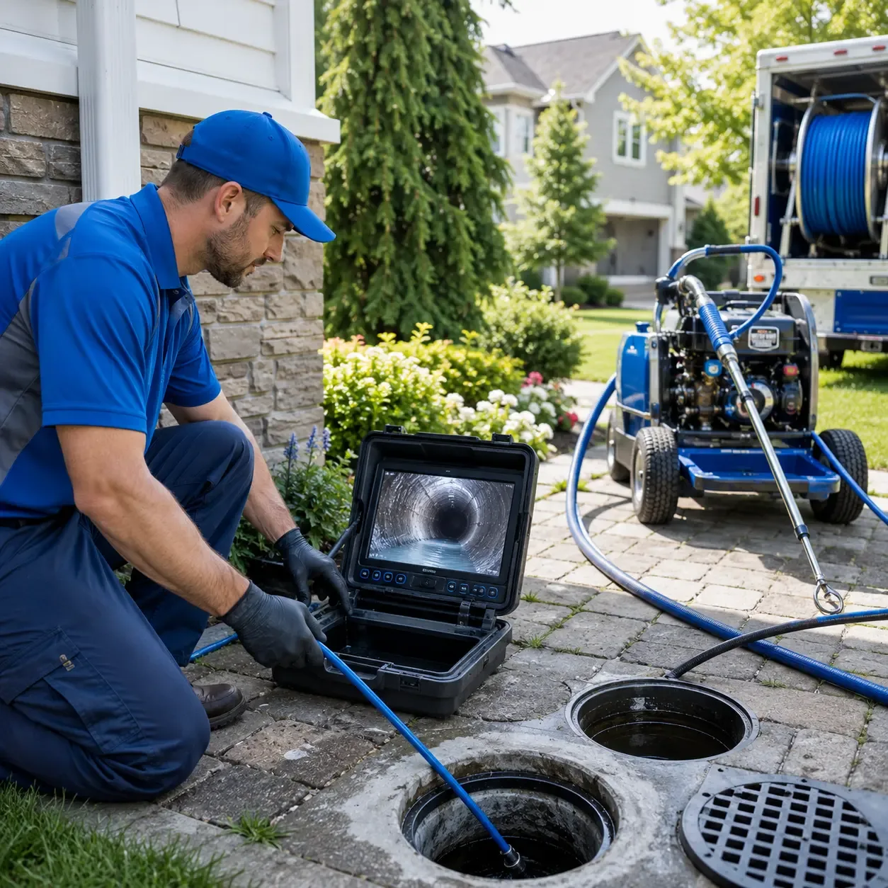 Outdoor drain cleaning professionals serving Livermore, IA